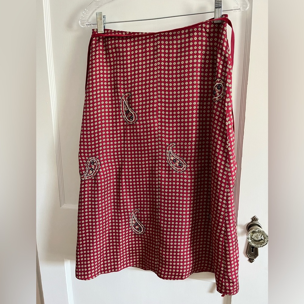Silk skirt, vintage from Anthropologie